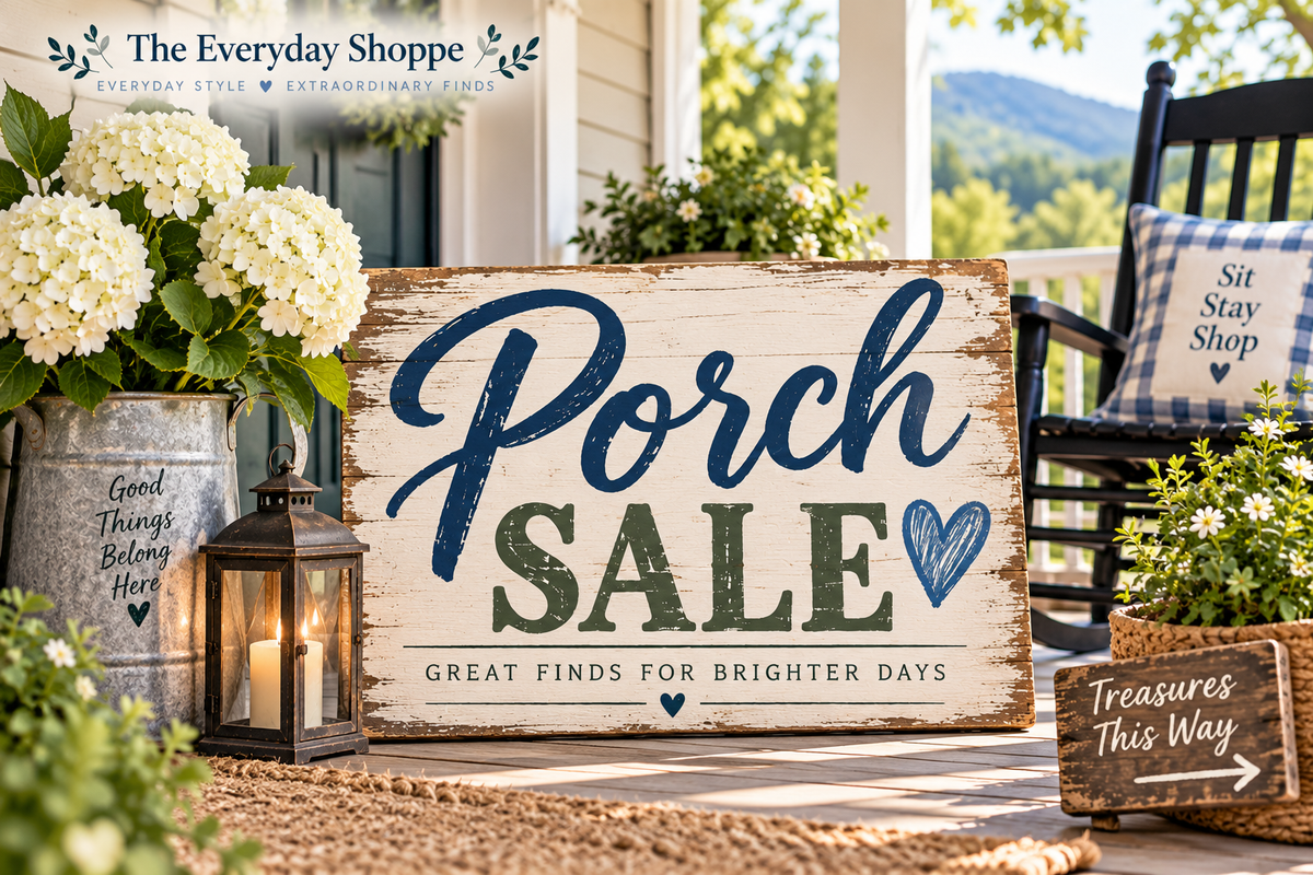 Porch Sale — Great Finds for Brighter Days