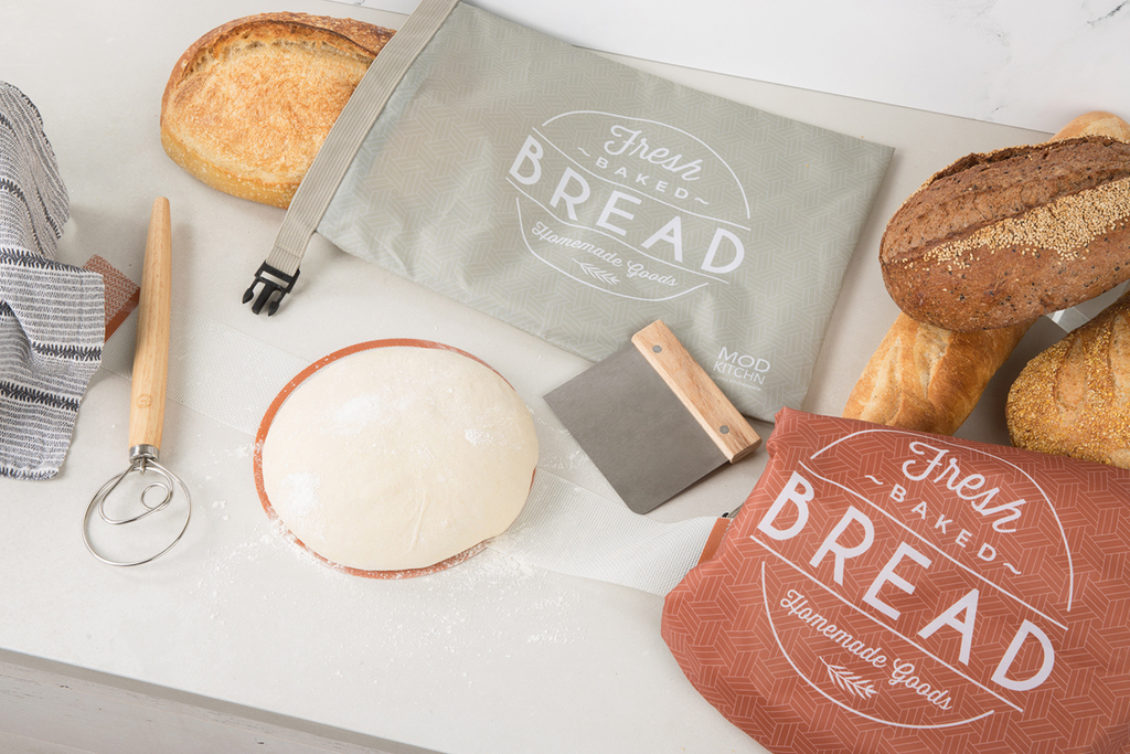 Reusable Bread Storage Bags, Set of 2 — Eco-Friendly RPET