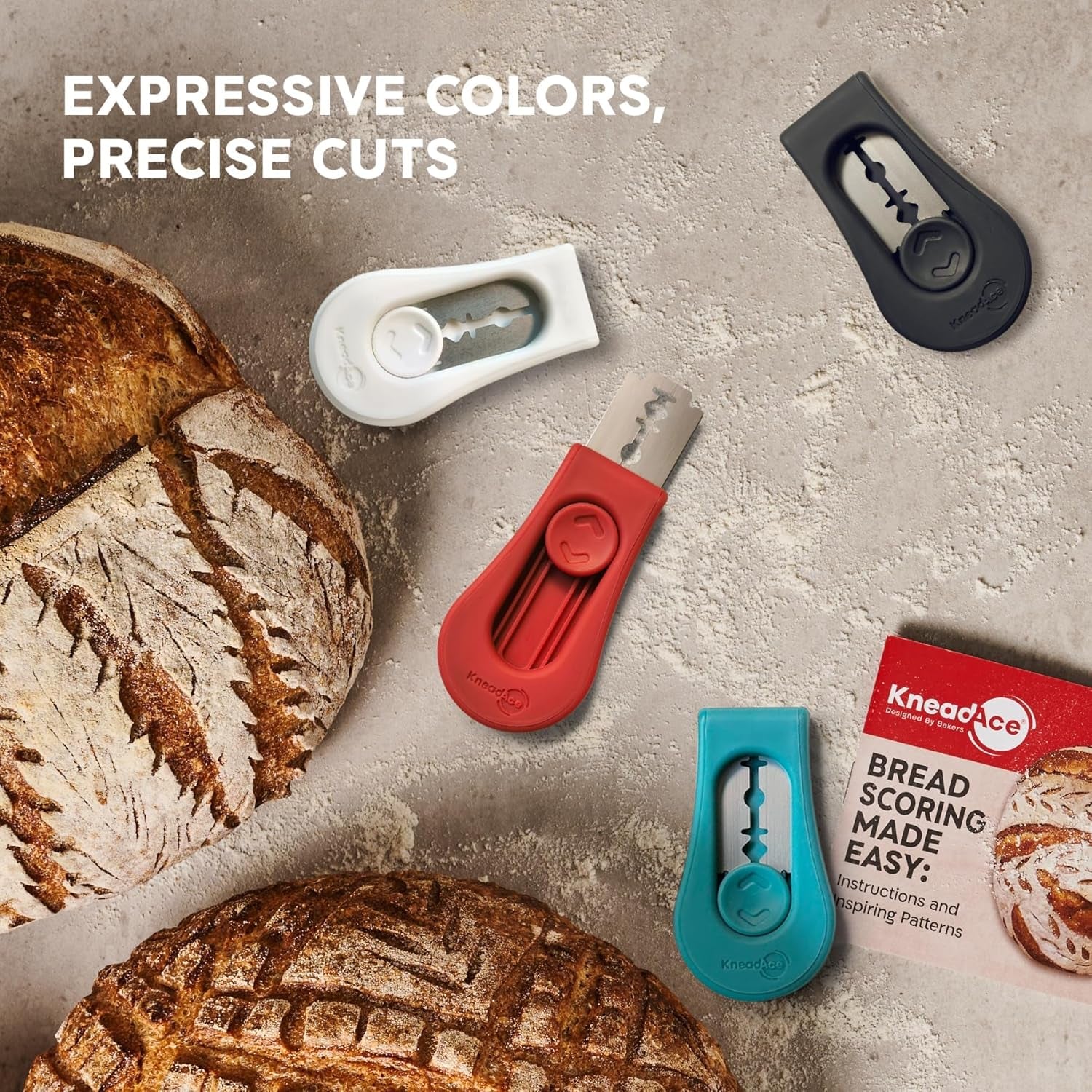 Upgraded Extractable & Magnetic Bread Lame Dough Scoring Tool - Professional Sou