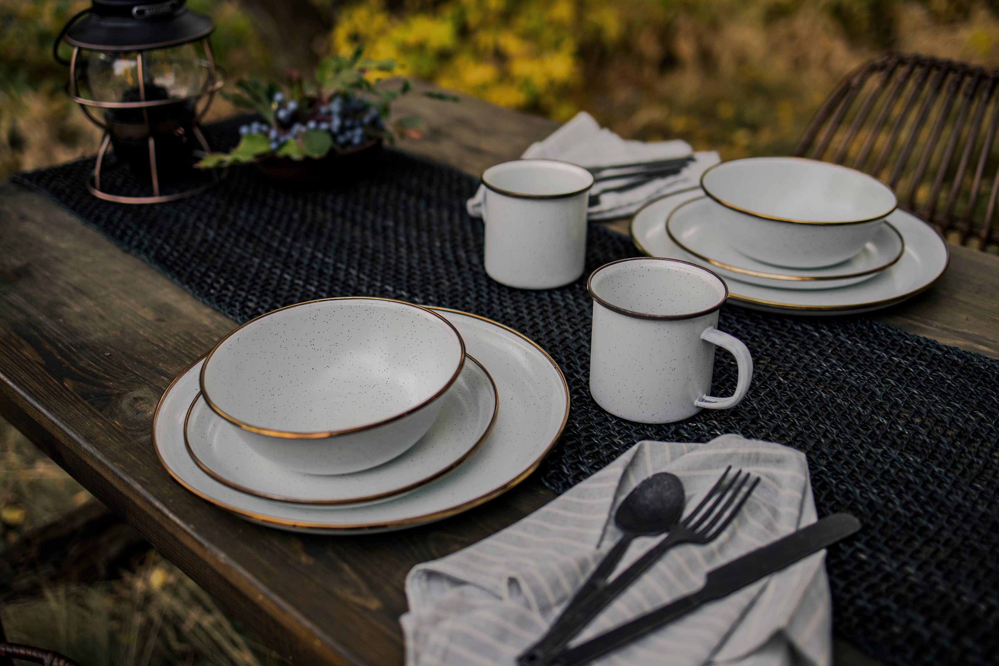 Barebones Enamel Cup Set (2) | Camp Coffee & Tea Mugs