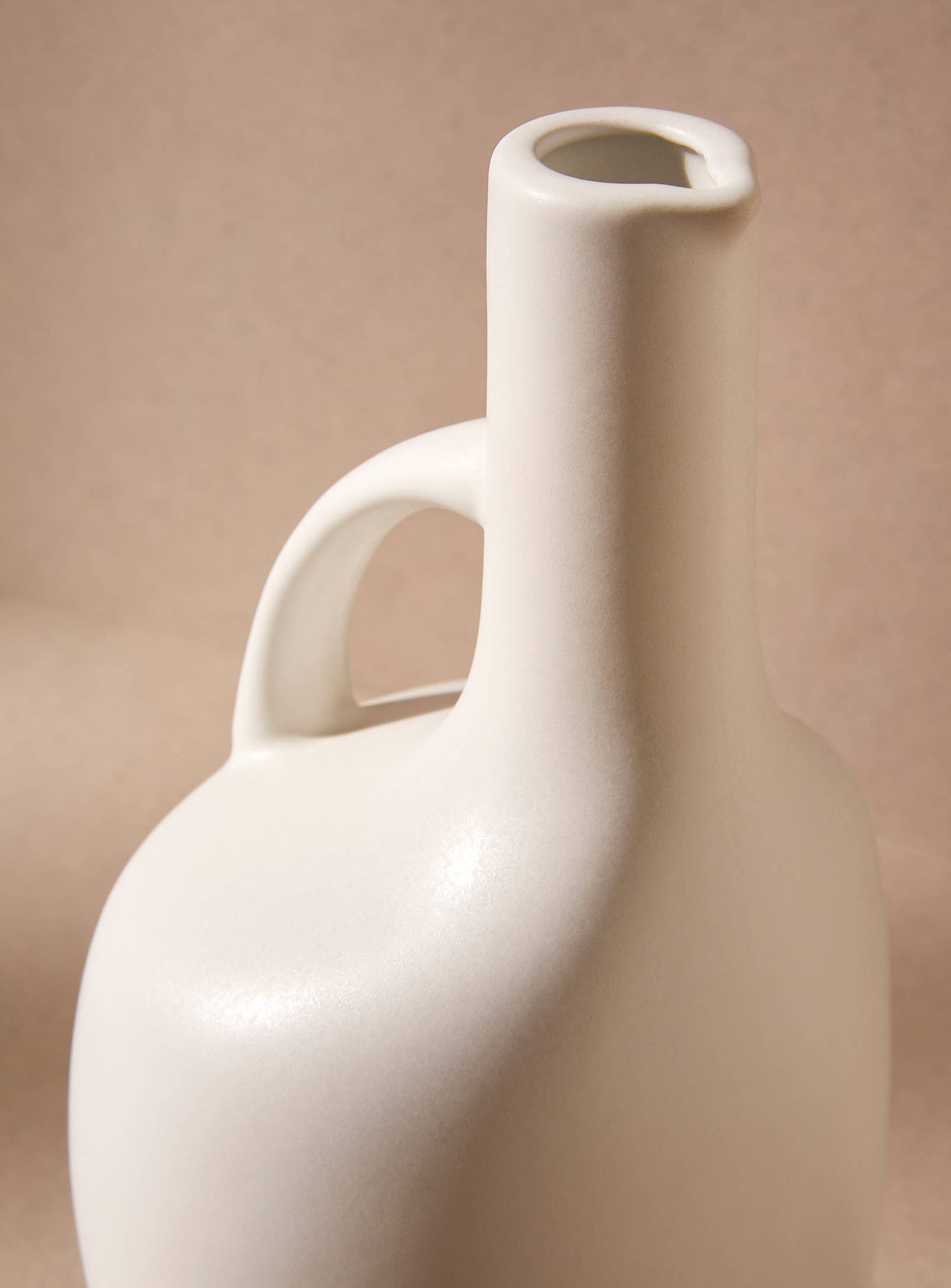 GHARYAN Handmade Stoneware Olive Oil Dispenser | Canard 34 oz