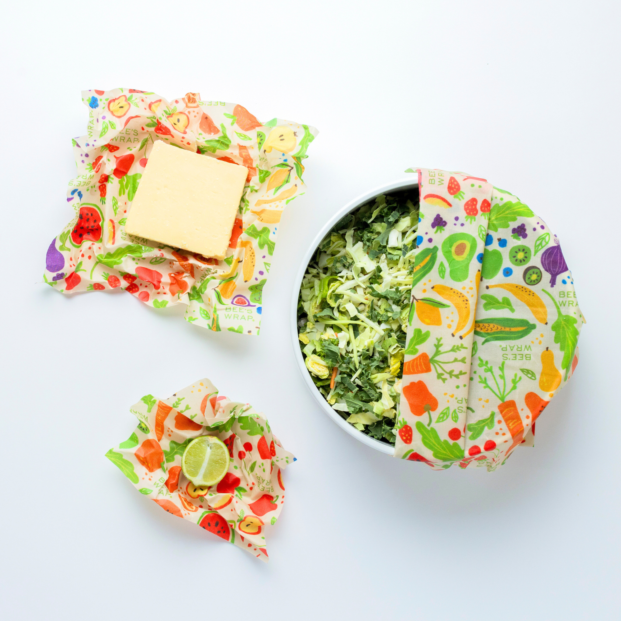 Bee’s Wrap® Garden Party Reusable Food Wrap Set – 3 Pack