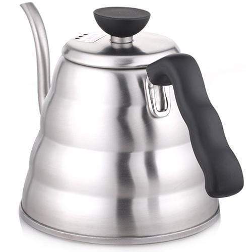 Coming Soon | V60 Buono Stainless Steel Gooseneck Pour-Over Kettle, Silver, 600mL — Hario