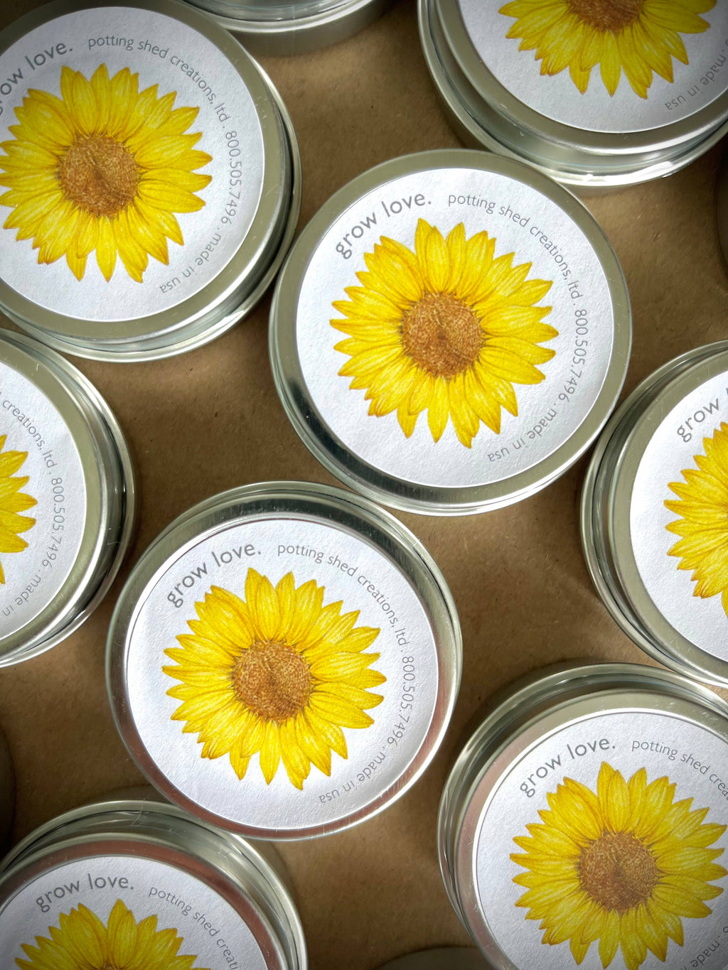Grow Love Sunflower Seed Mix – Sunflower Garden Seeds in Reusable Tin