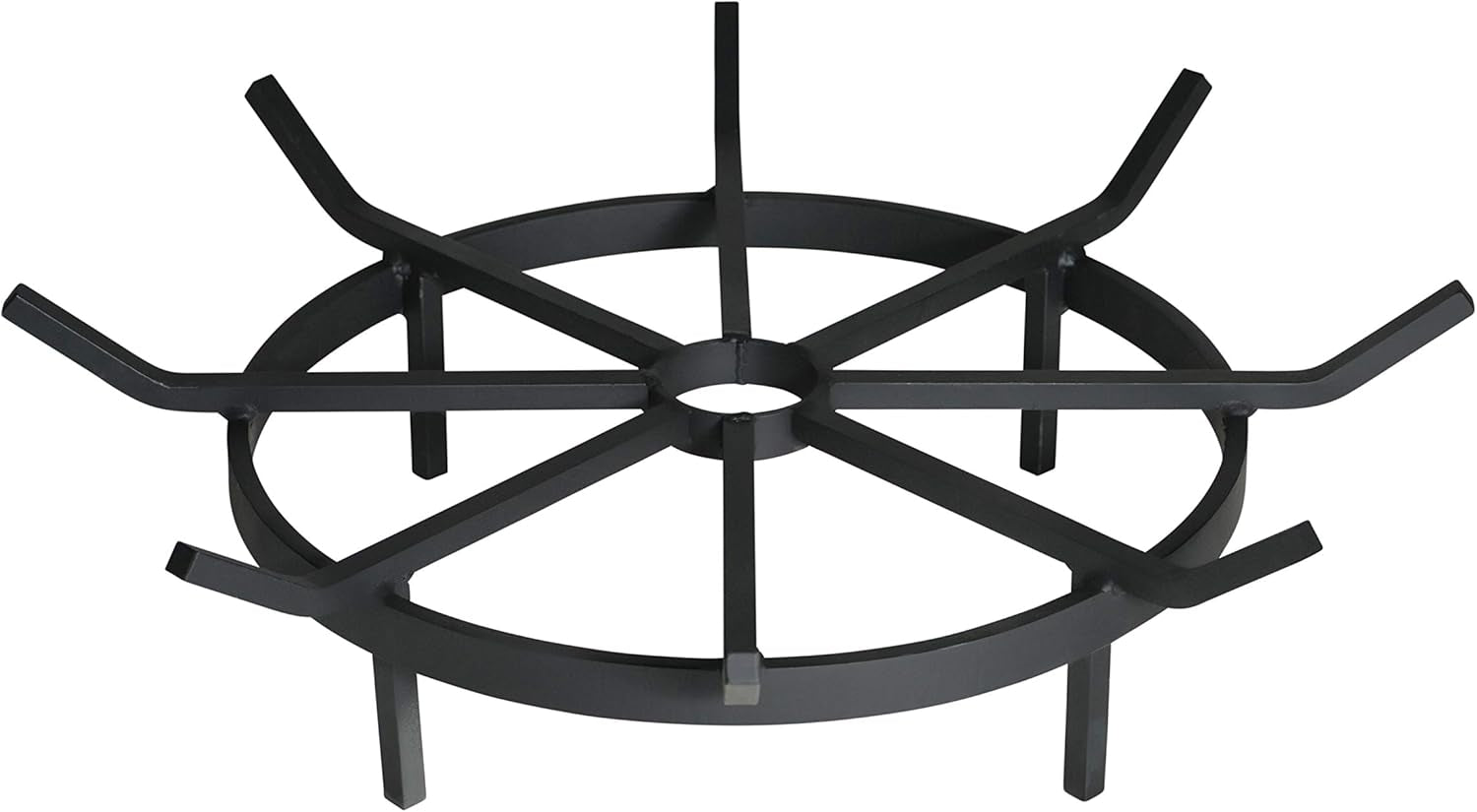 Wagon Wheel Firewood Grate for Fire Pit - Made in the USA (20 Inch)