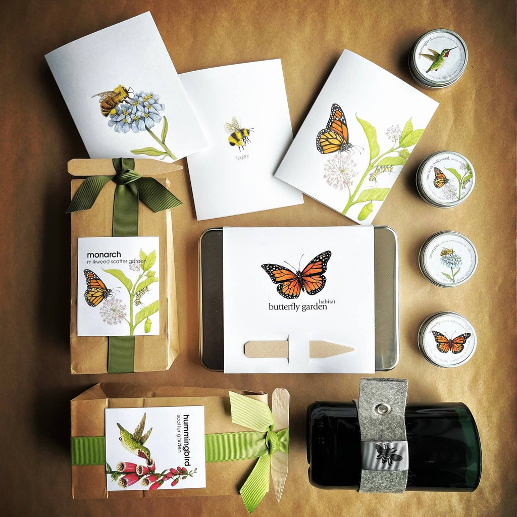 Honeybee Garden Wildflower Seed Mix – Pollinator Flower Seeds in Reusable Tin