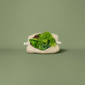 XL Leafy Greens Bag | Reusable Linen Produce Storage