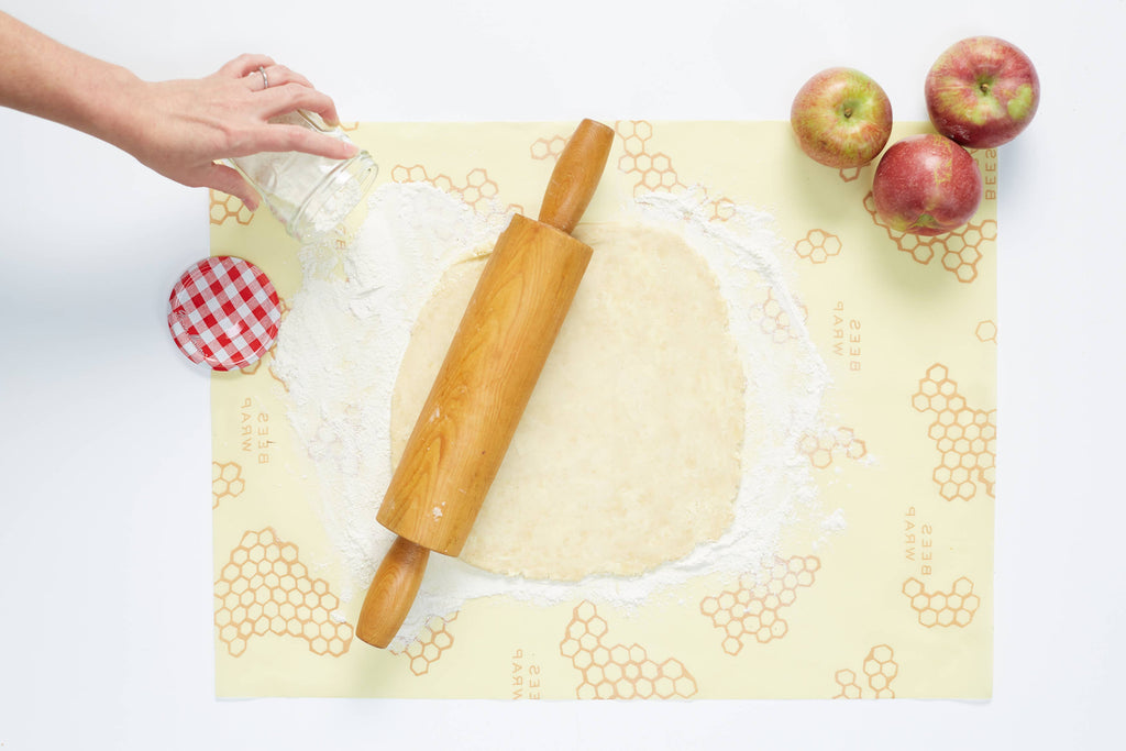 Reusable Beeswax Bread Wrap – Organic Cotton Bread Storage Wrap (XL)
