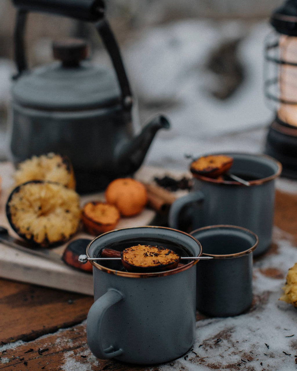 Barebones Enamel Teapot | Camp Kettle for Coffee & Tea