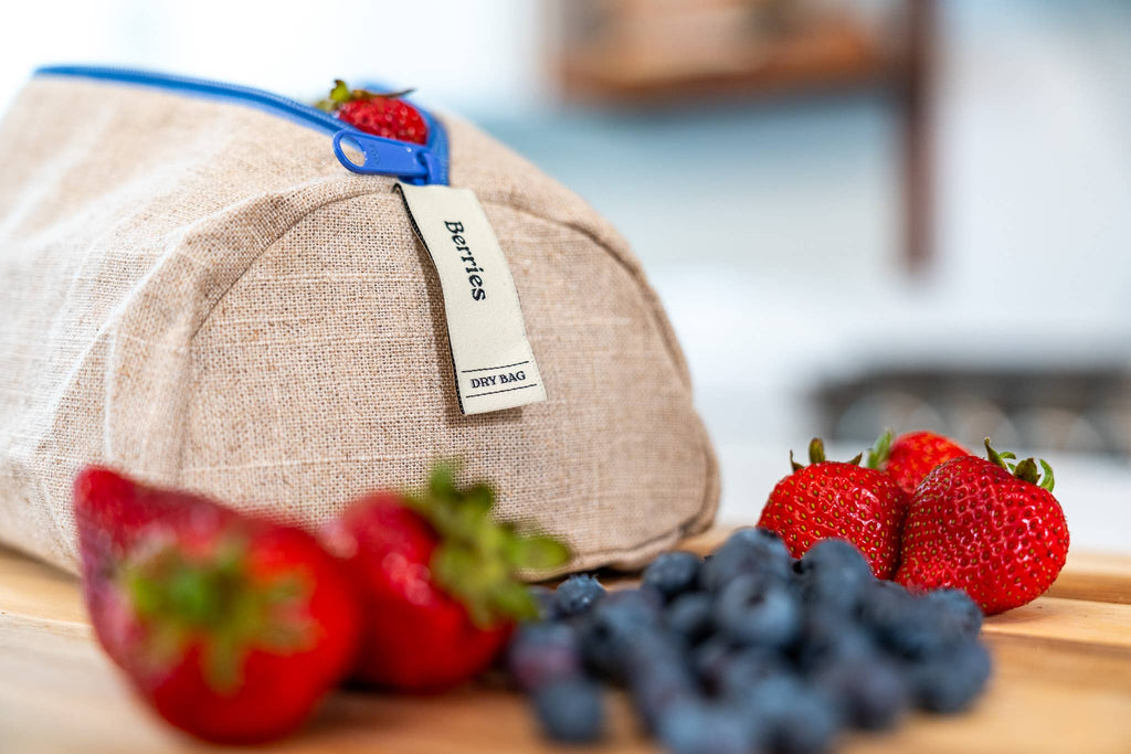 Ambrosia Bag Reusable Flax Linen Produce Bag for Berries – Spring Kitchen