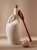 GHARYAN Handmade Stoneware Olive Oil Dispenser | Canard 34 oz