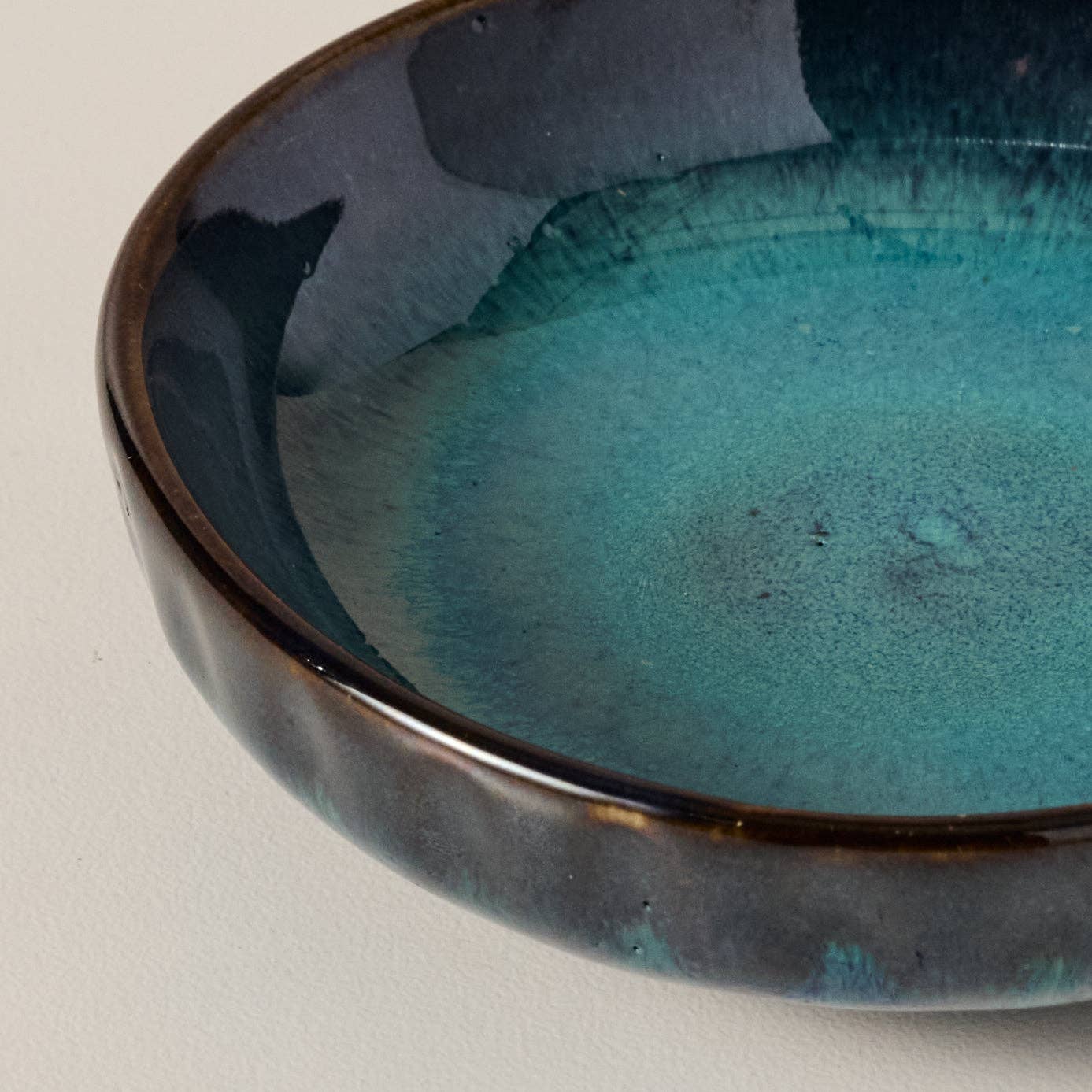 Handcrafted Drip Glaze Olive Oil Dish