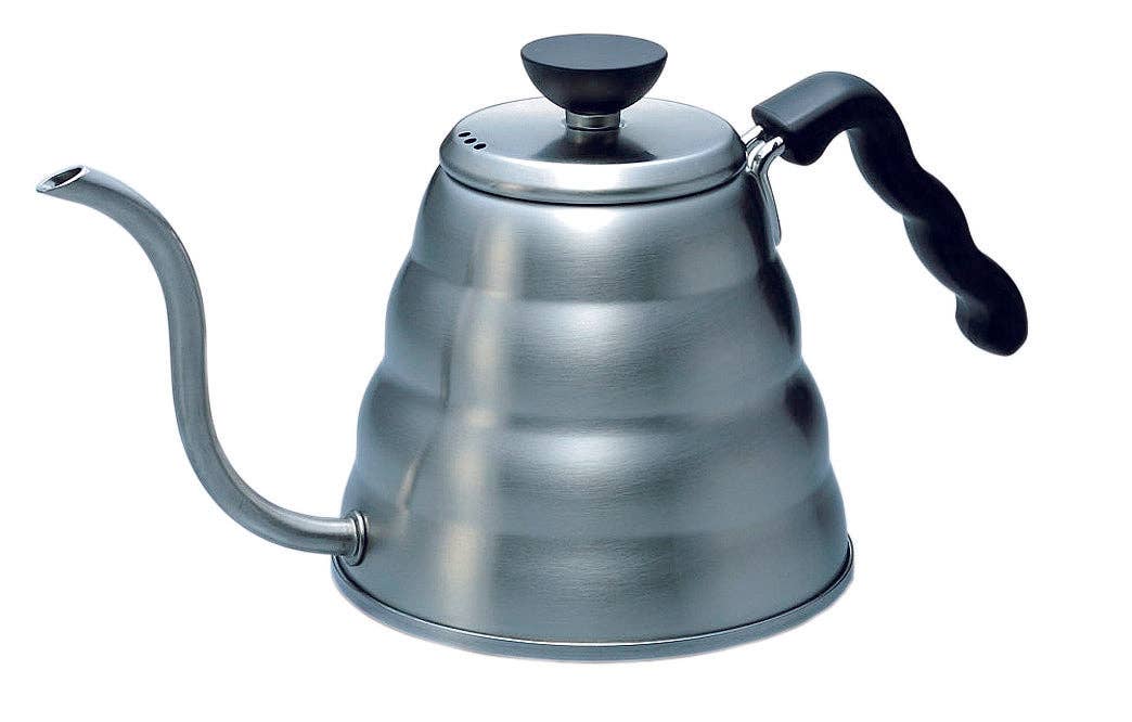 Coming Soon | V60 Buono Stainless Steel Gooseneck Pour-Over Kettle, Silver, 600mL — Hario