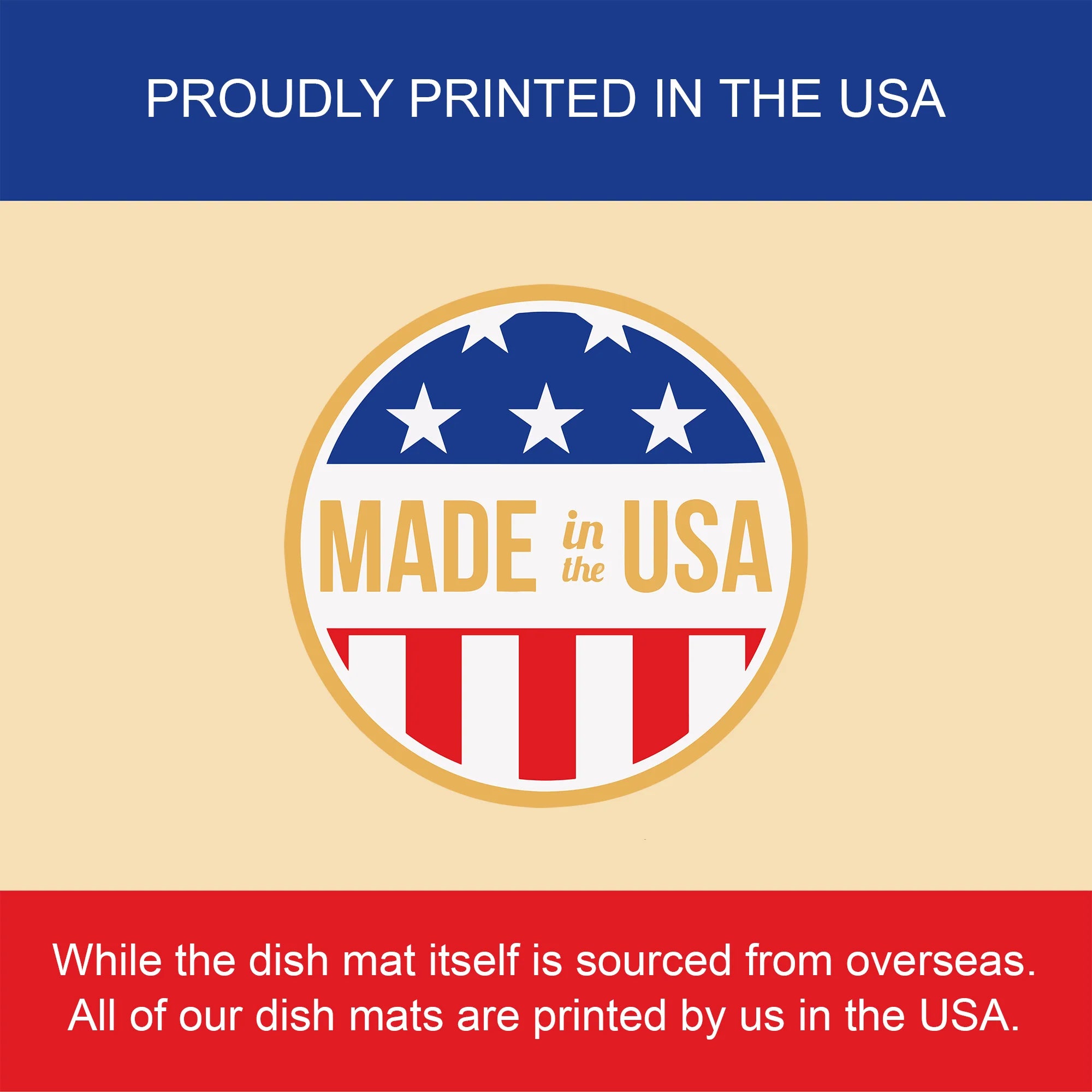 Chicken Farmhouse Garden Dish Drying Mat