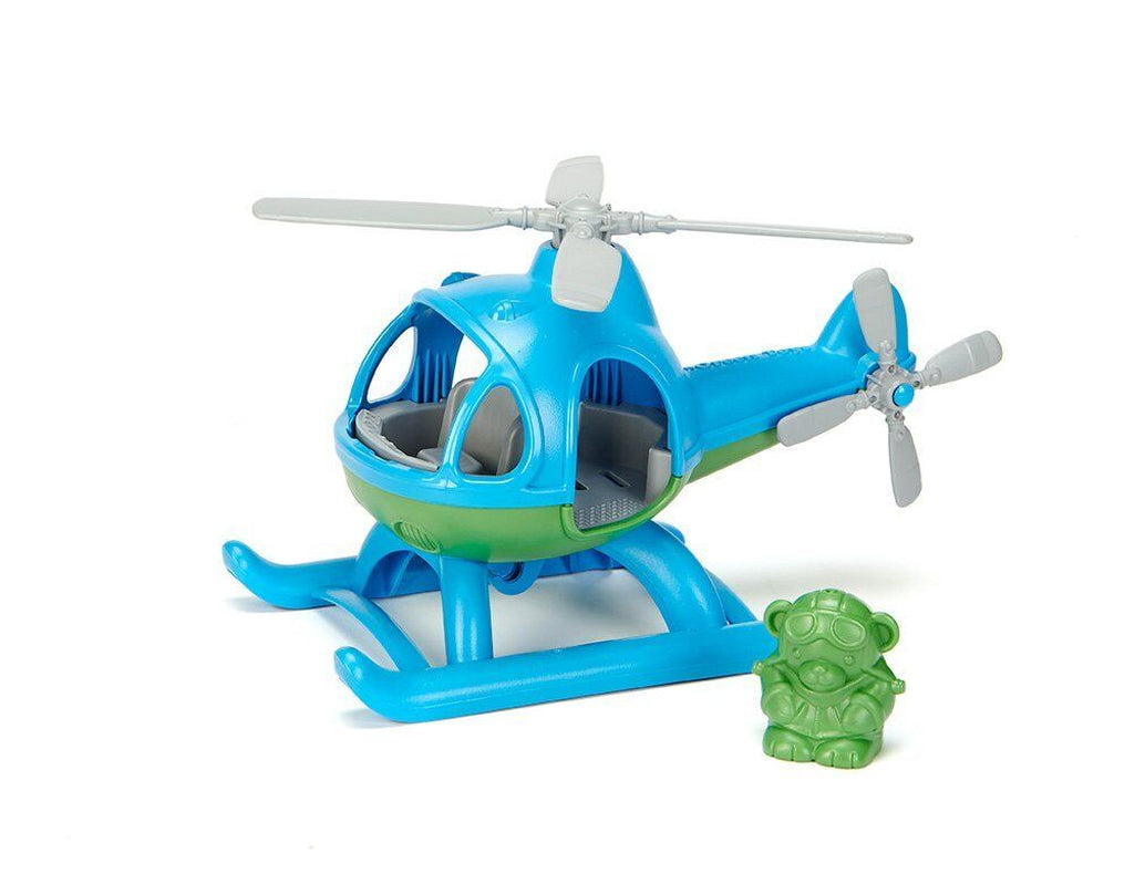 Green Toys Helicopter Eco Friendly Toy Vehicle Made in USA Recycled Plastic