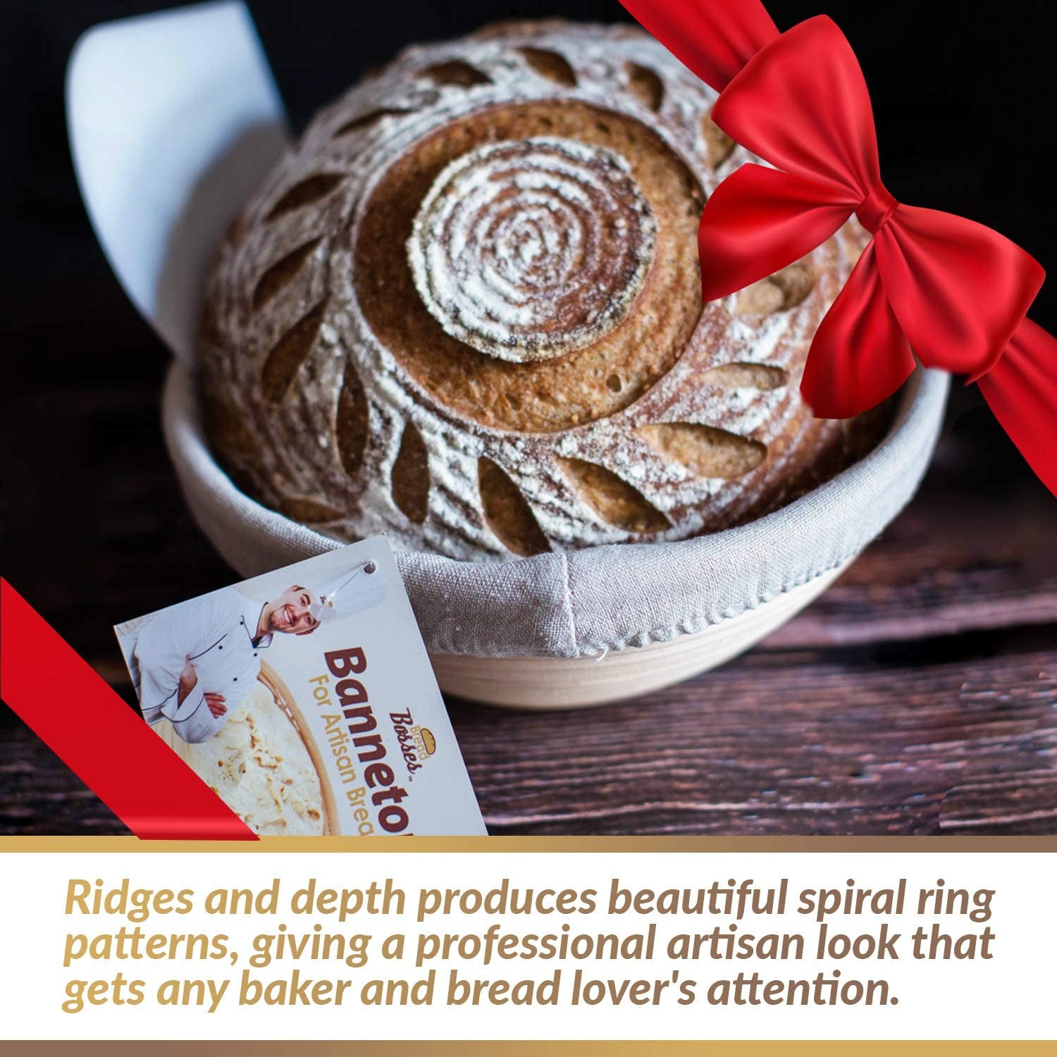 Elevate Your Baking with the 9 Inch Bread Banneton Proofing Basket – Perfect for Sourdough Lovers and Home Bakers!