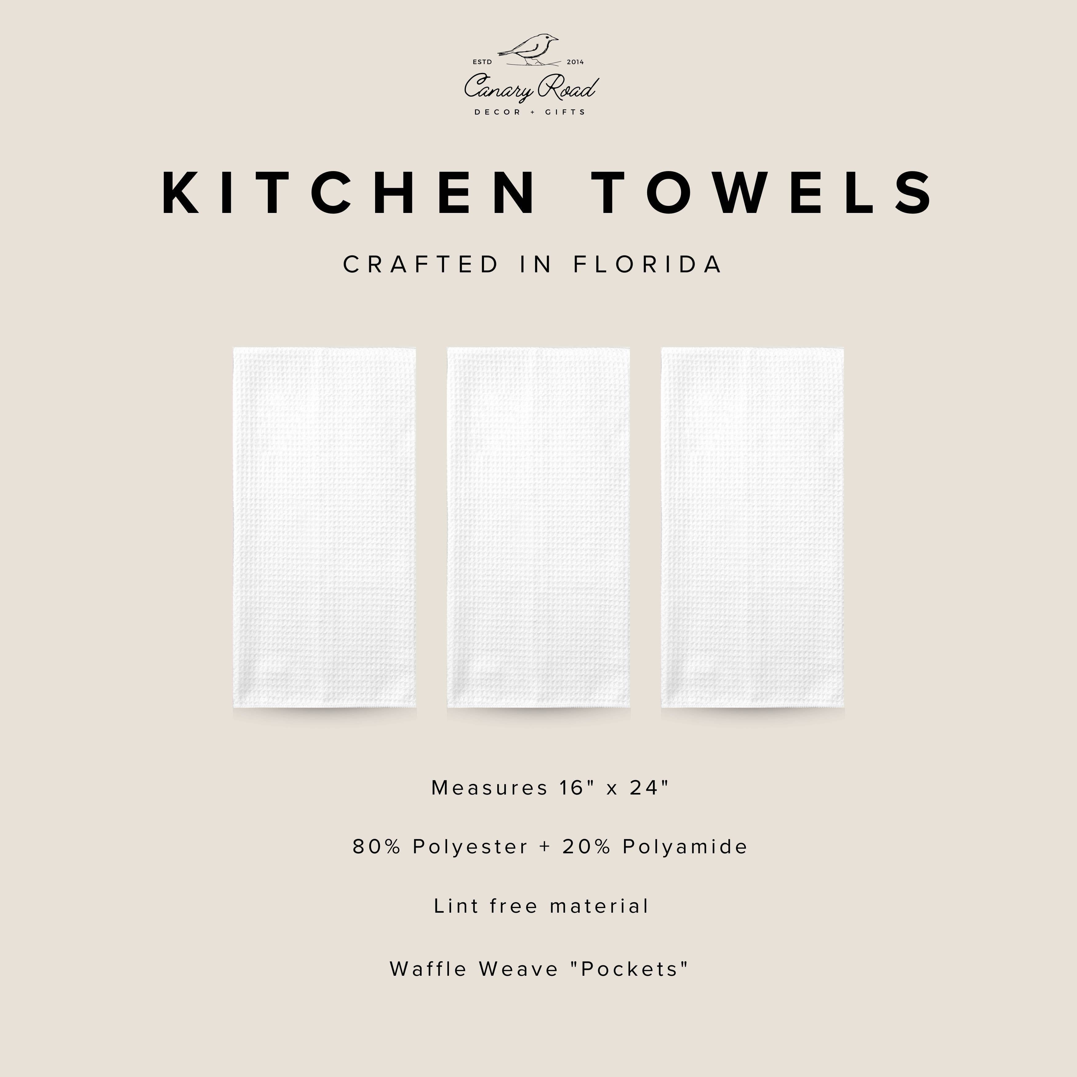 Sourdough Waffle Weave Kitchen Towel, Cozy Bread Baking Towel for Farmhouse Kitchens
