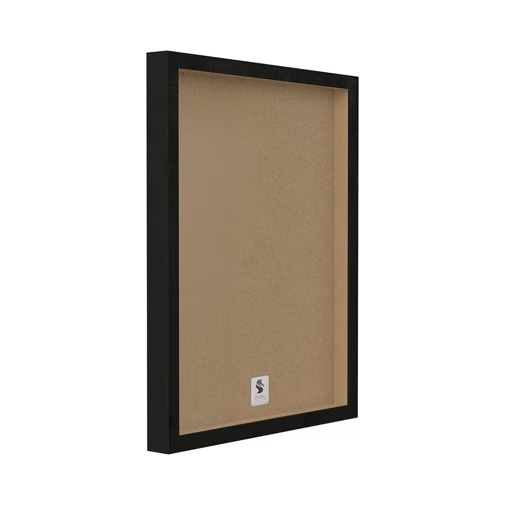 11 In. X 14 In. "Get Naked This Is a Half Bath Wood Look Typography Black Framed Wall Art" by Daphne Polselli