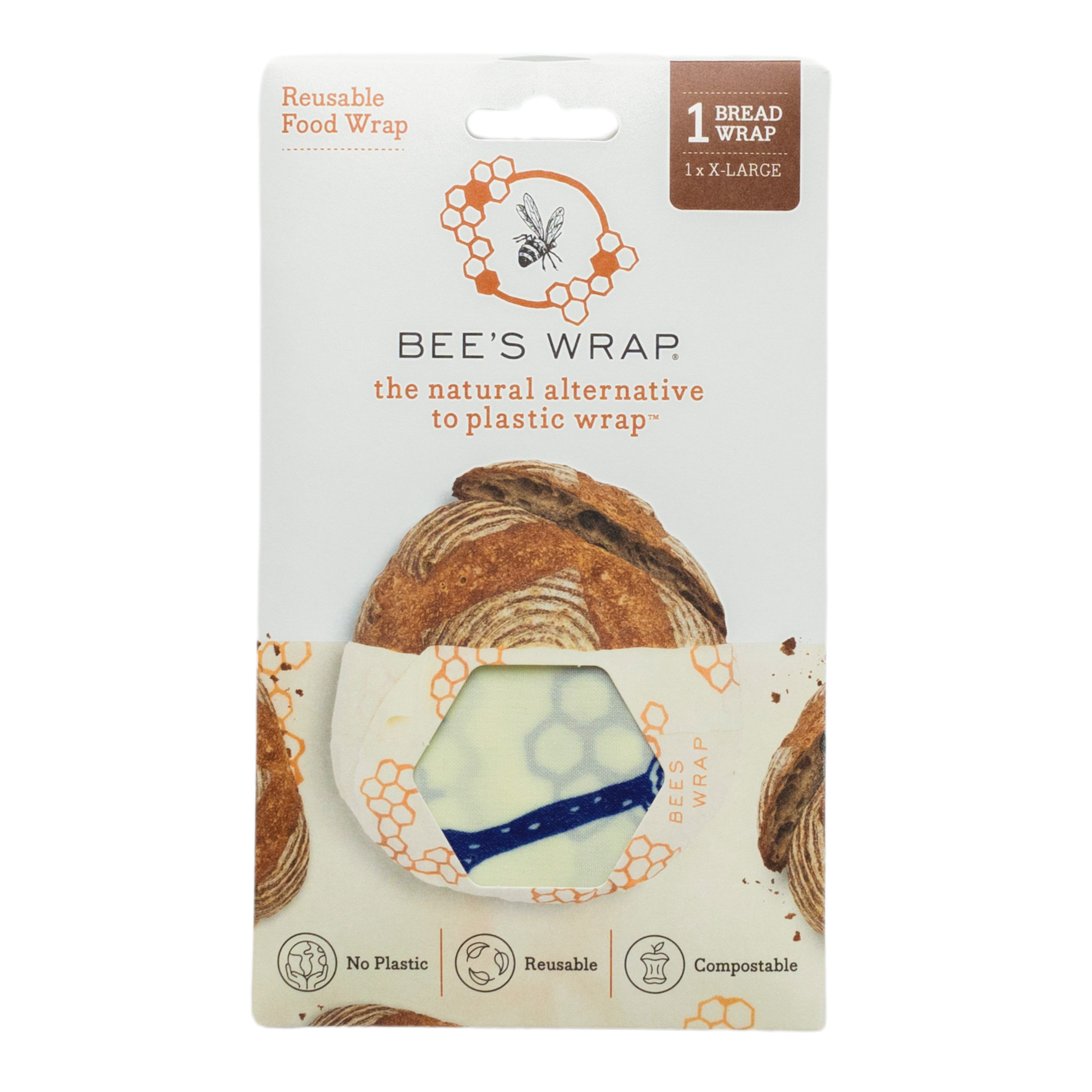 Bee’s Wrap® Bees & Bears Organic Reusable Bread Wrap