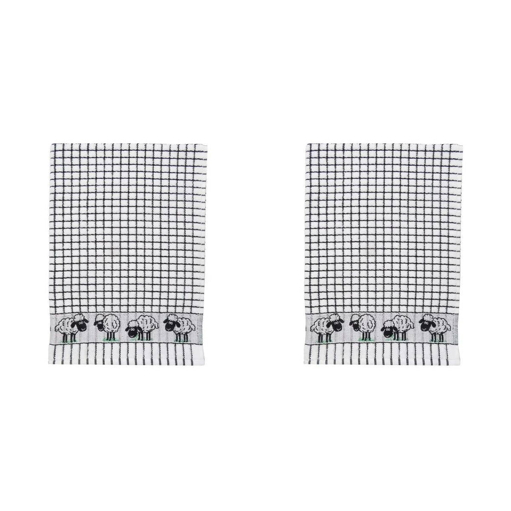 Poli-Dri Jacquard Sheep Tea Towel | Pack of 2