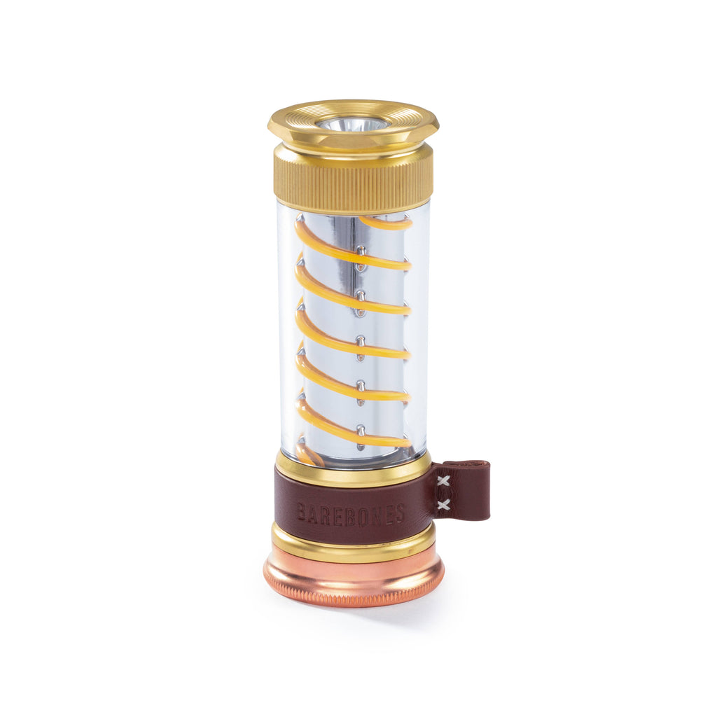 Barebones Living Edison Light Stick | Vintage Brass Lantern + Flashlight