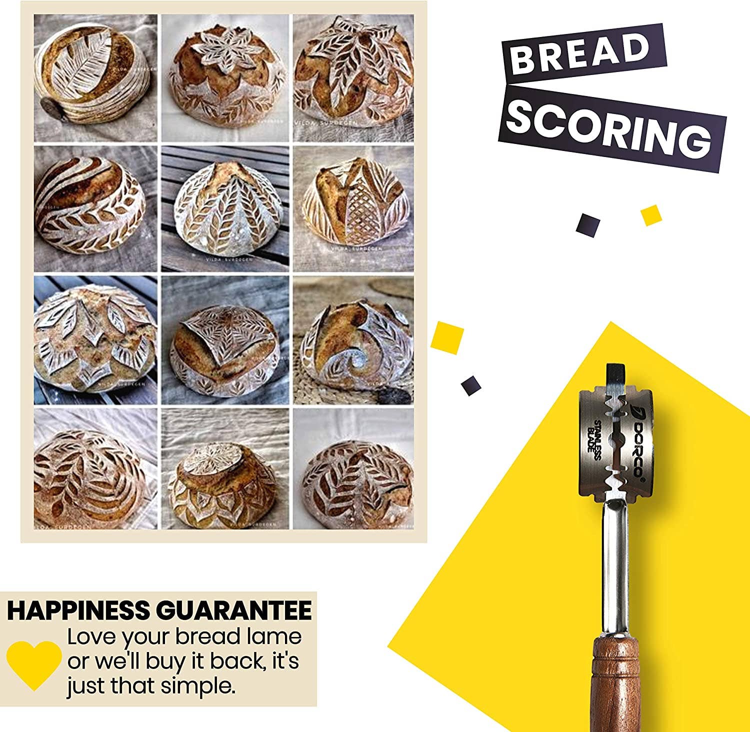 Walnut Wood Bread Lame with Blades & Storage – Artisan Scoring Tool