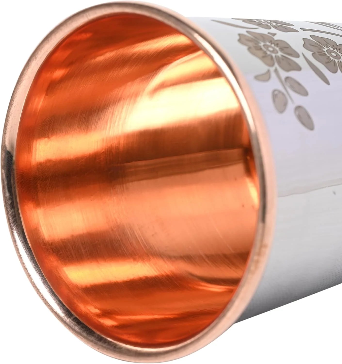 - Dual-Layer Copper & Stainless Steel Tumbler Set 2 Pack - 250Ml for Ayurveda