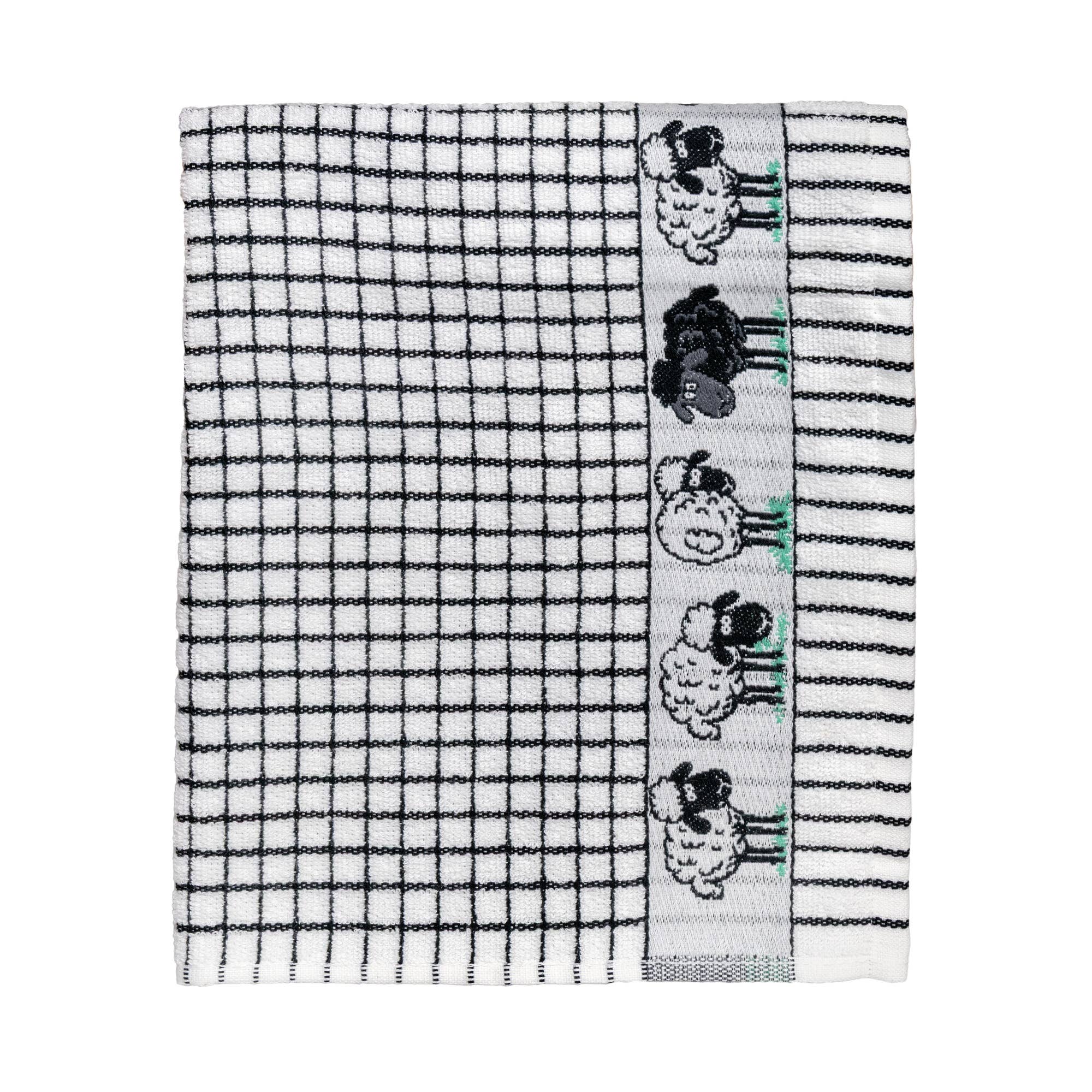 Poli-Dri Jacquard Sheep Tea Towel | Pack of 2