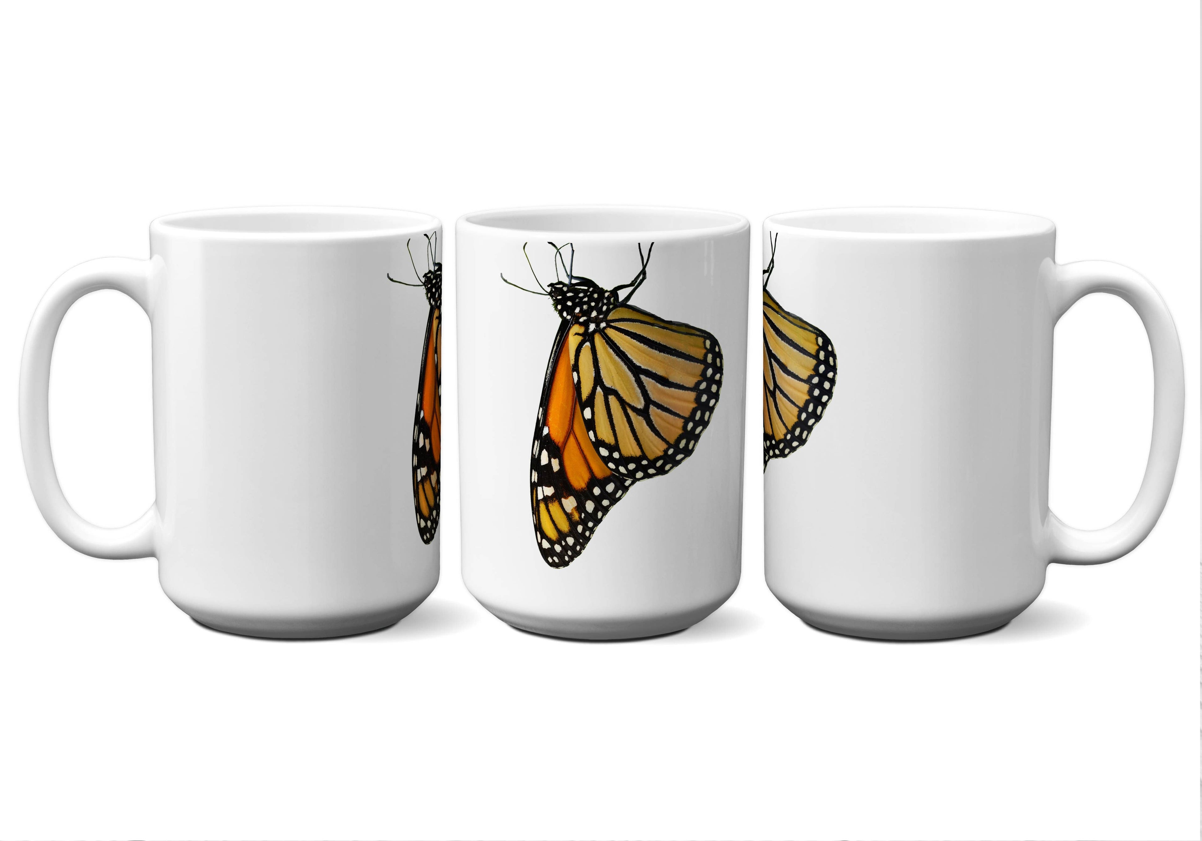 Monarch Snout Mug® | 15 oz Ceramic Butterfly Mug for Coffee Lovers