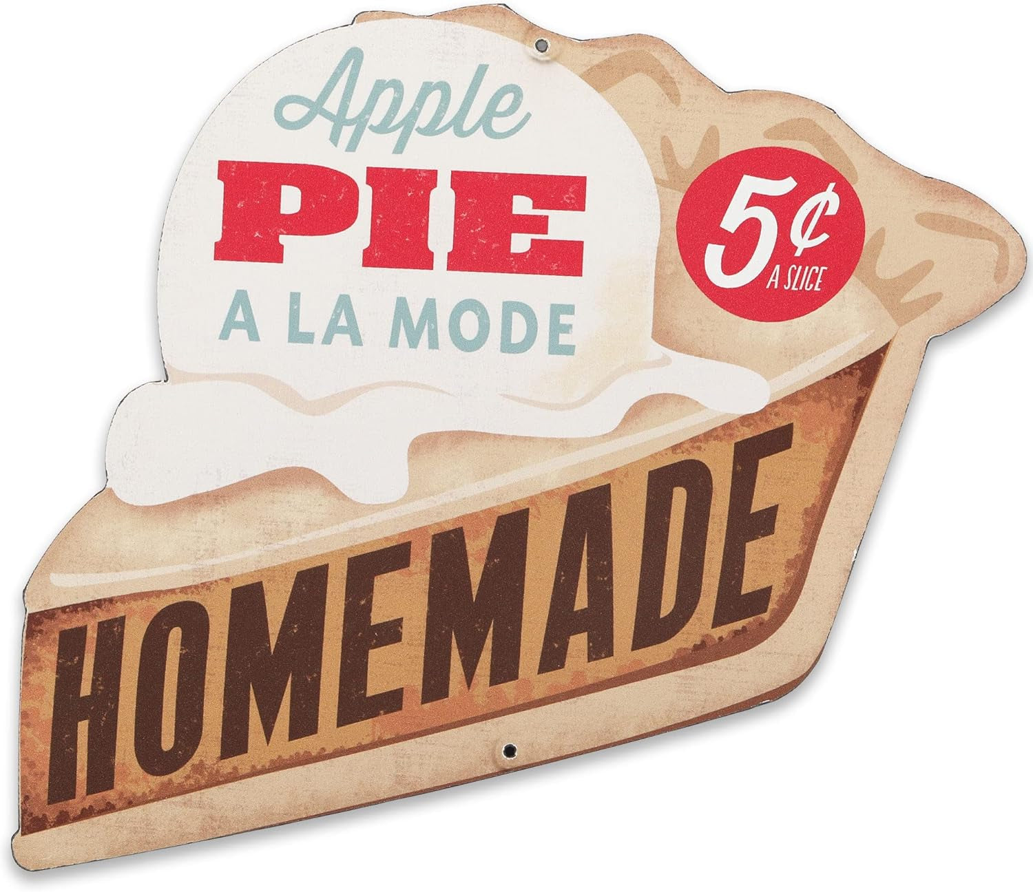 Fresh Eggs 20 Cents Metal Sign - Vintage Farmhouse Eggs Sign for Kitchen, Dining Room, or Chicken Coop