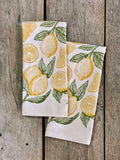 Hand-Illustrated Lemon Kitchen Towel | Screen Printed | Nashville Made