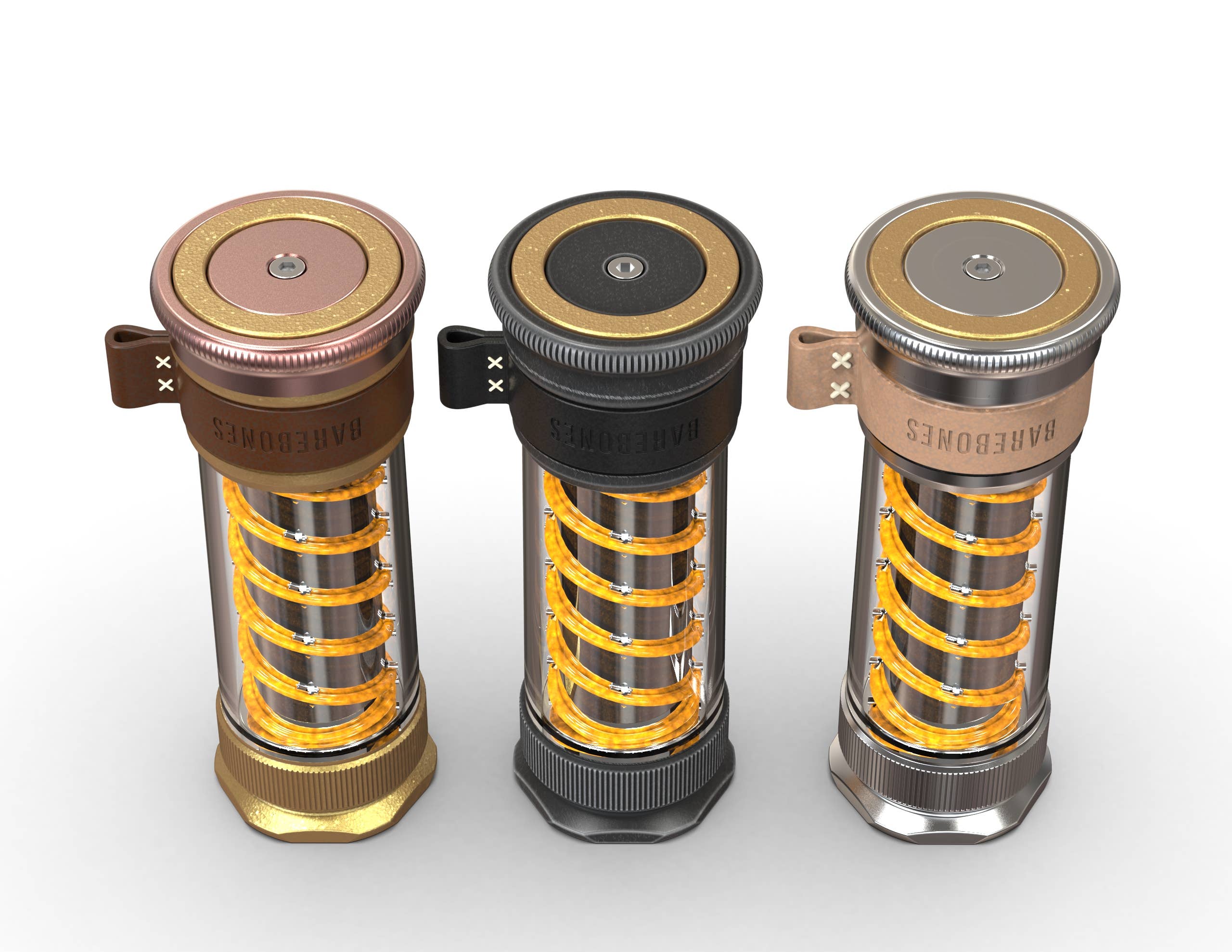 Barebones Living Edison Light Stick | Vintage Brass Lantern + Flashlight