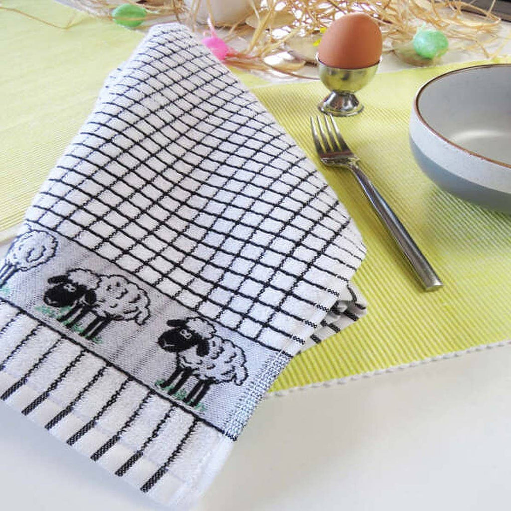 Poli-Dri Jacquard Sheep Tea Towel | Pack of 2