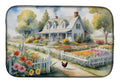 Chicken Farmhouse Garden Dish Drying Mat