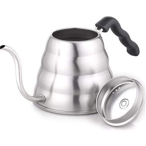 Coming Soon | V60 Buono Stainless Steel Gooseneck Pour-Over Kettle, Silver, 600mL — Hario