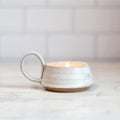 Handmade Stoneware Candle Lantern with Loop Handle "Arriving Mid-June - MADE IN USA!"