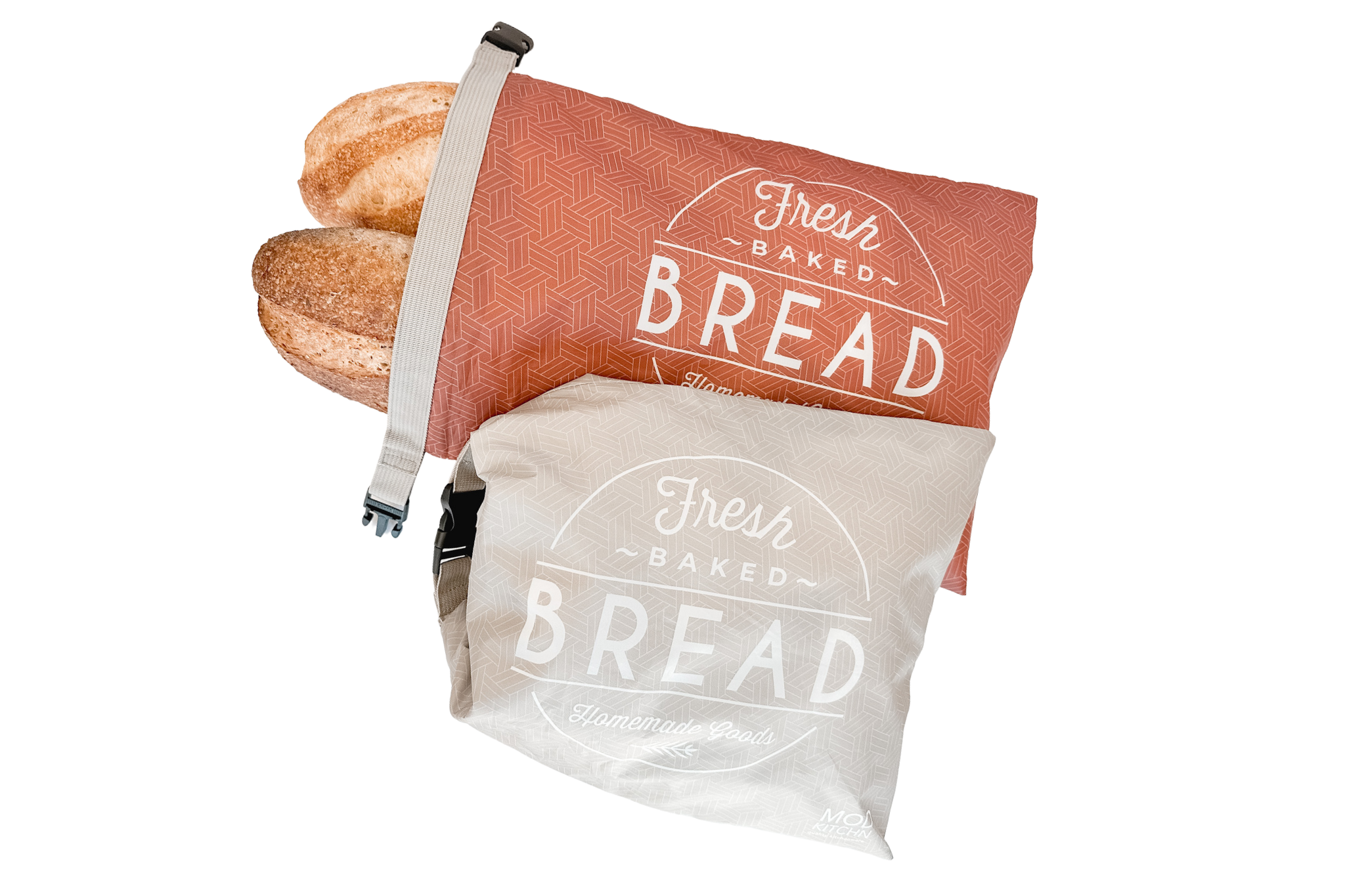 Reusable Bread Storage Bags, Set of 2 — Eco-Friendly RPET