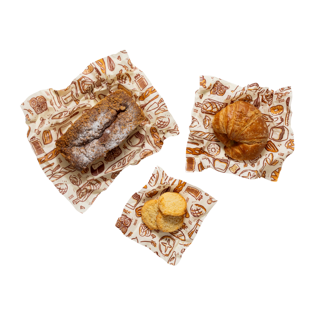 Bee’s Wrap® Bakery Lane Reusable Food Wrap Set – 3 Pack