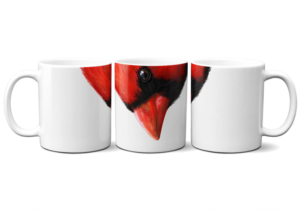 Cardinal Snout Mug® | 15 oz Ceramic Bird Mug for Coffee Lovers