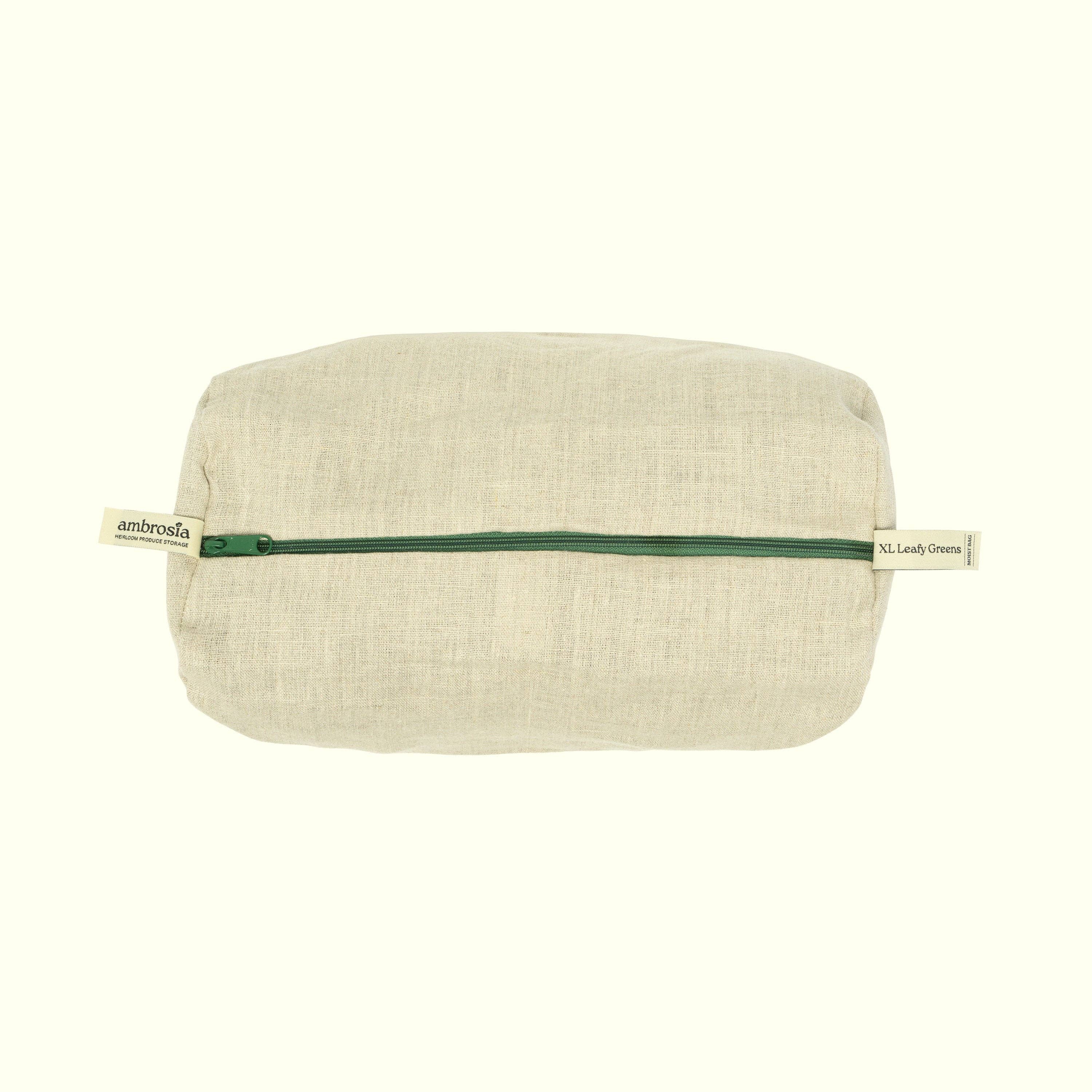 XL Leafy Greens Bag | Reusable Linen Produce Storage