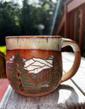 Artisan Mountain Stoneware Mug | Forest Jeannie Pottery