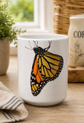 Ceramic Mug, Monarch Butterfly 15oz, Snout Mug — American Brand Studio