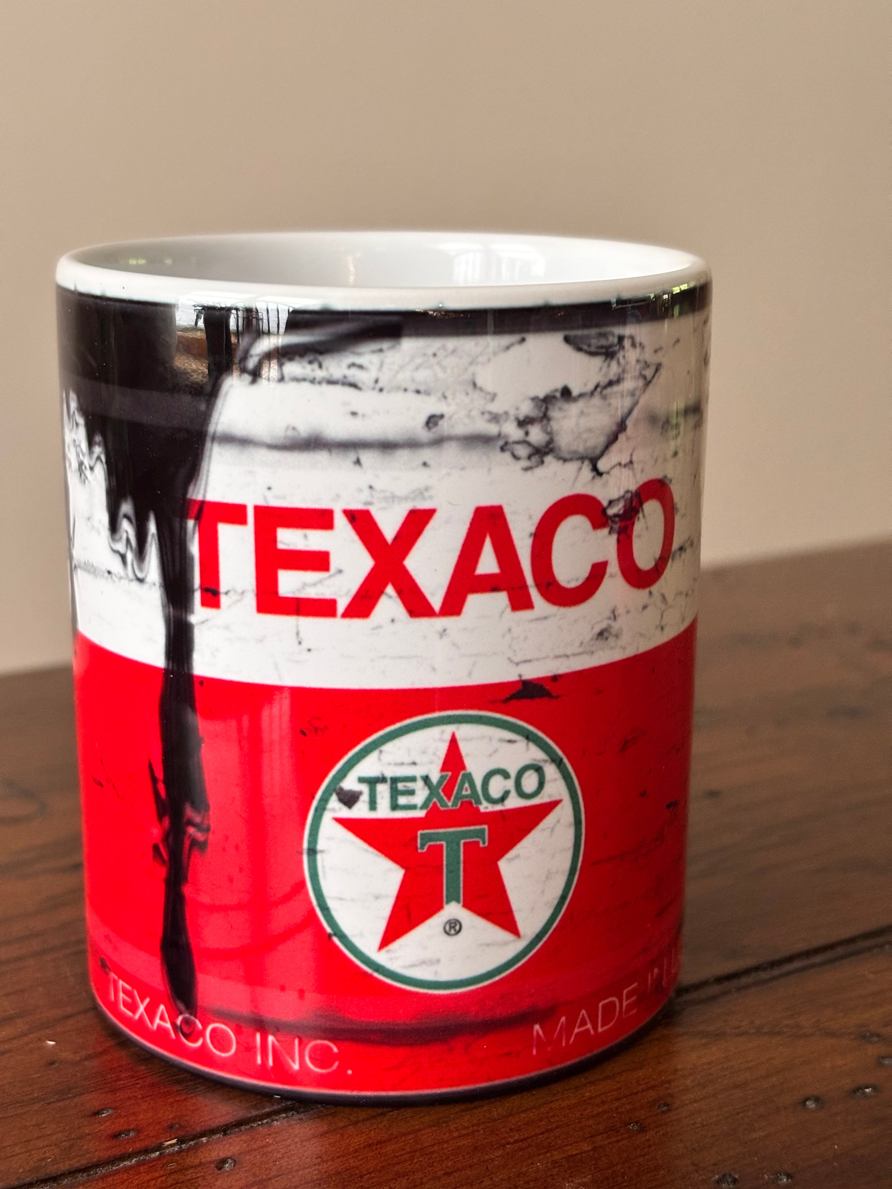 Vintage Oil Can Ceramic Coffee Mug – Rustic Workshop Collection - 11 oz