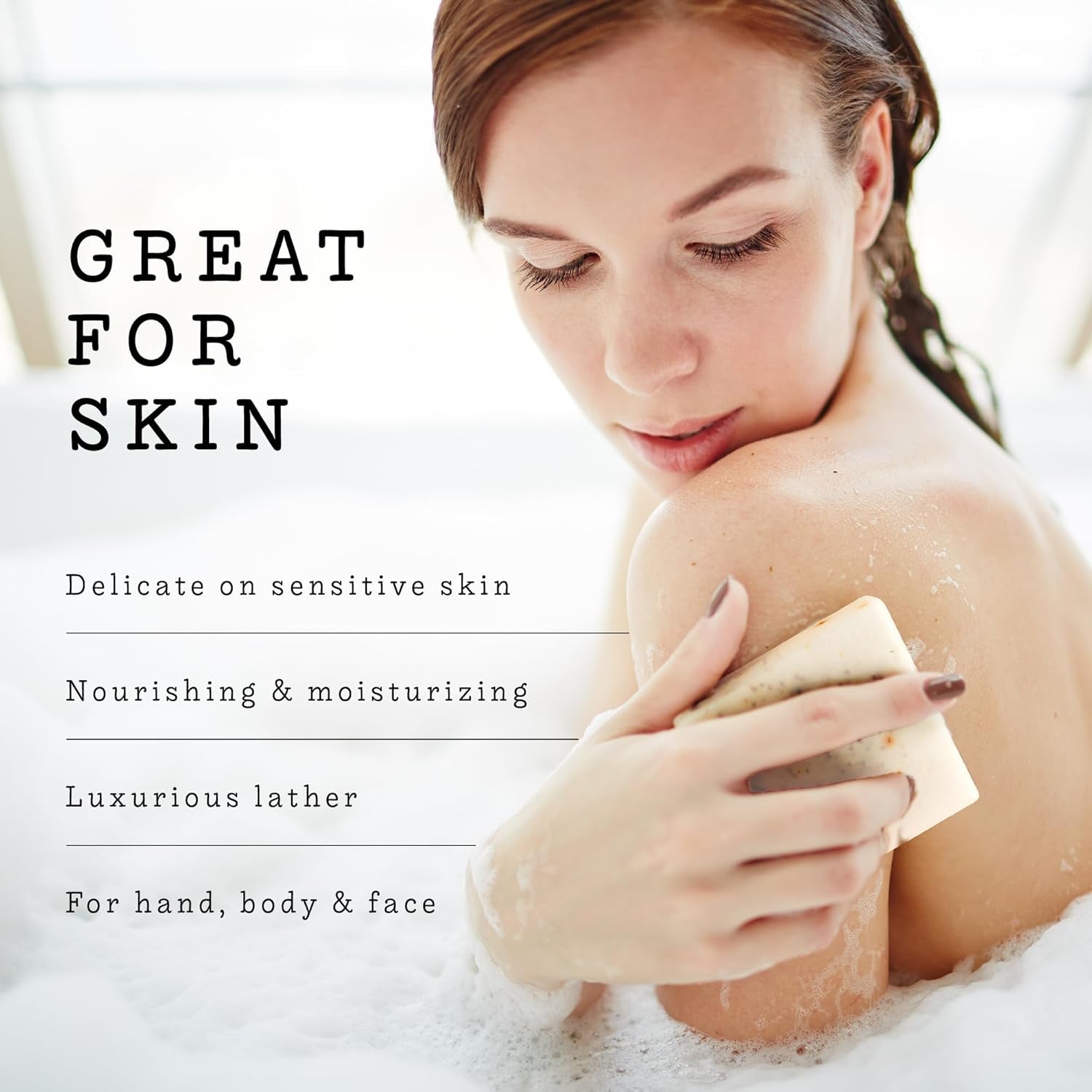 Christmas Gifts for Mom, Goat Milk Soap with Organic Shea Butter - Goats Milk Soap Bars - Oatmeal, Eucalyptus Lavender, Moroccan Vanilla, Hydrangea Rose, Patchouli Sandalwood, Natural Soap Bar, 5 Pack