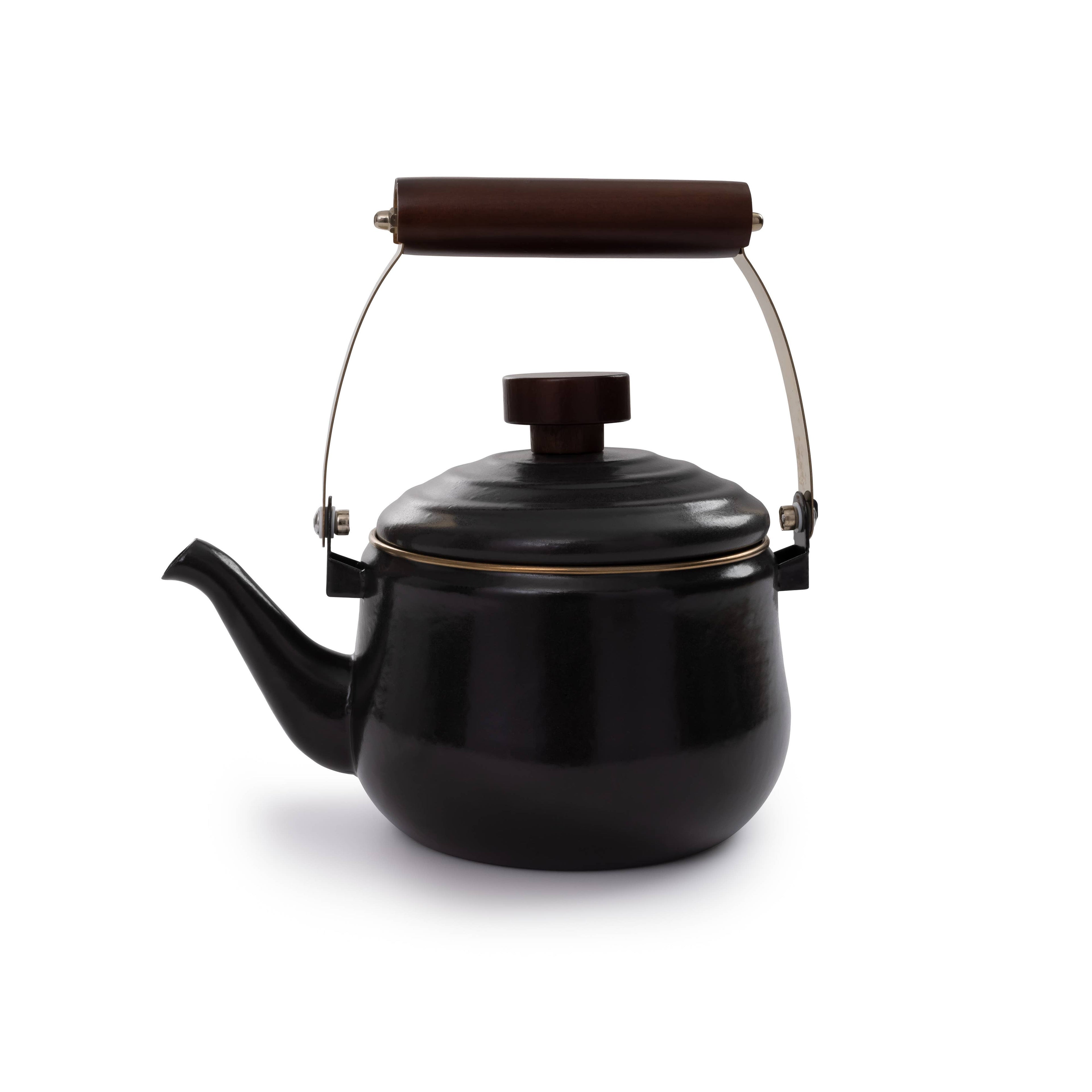 Barebones Enamel Teapot | Camp Kettle for Coffee & Tea