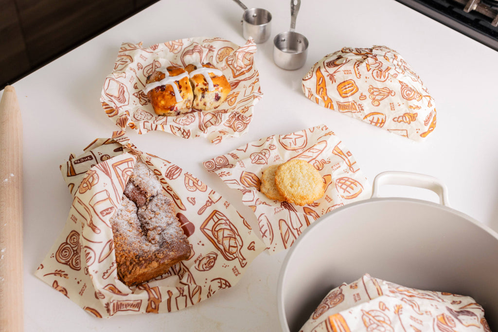 Bee’s Wrap® Bakery Lane Reusable Food Wrap Set – 3 Pack