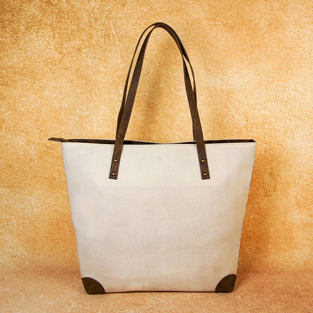 National Park Sunset Vintage Classic Eco Canvas Tote Bag