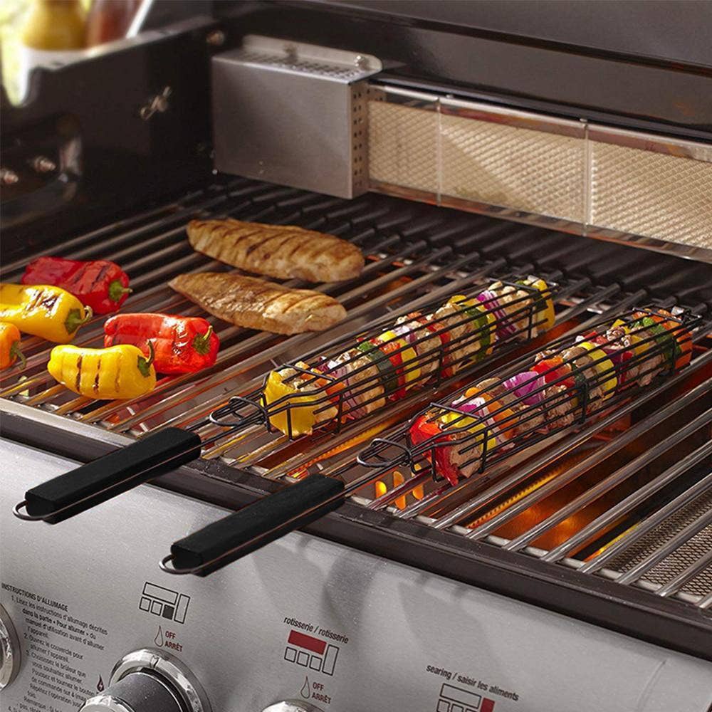 Outset Non-Stick Kabob Grill Baskets, Set of 4