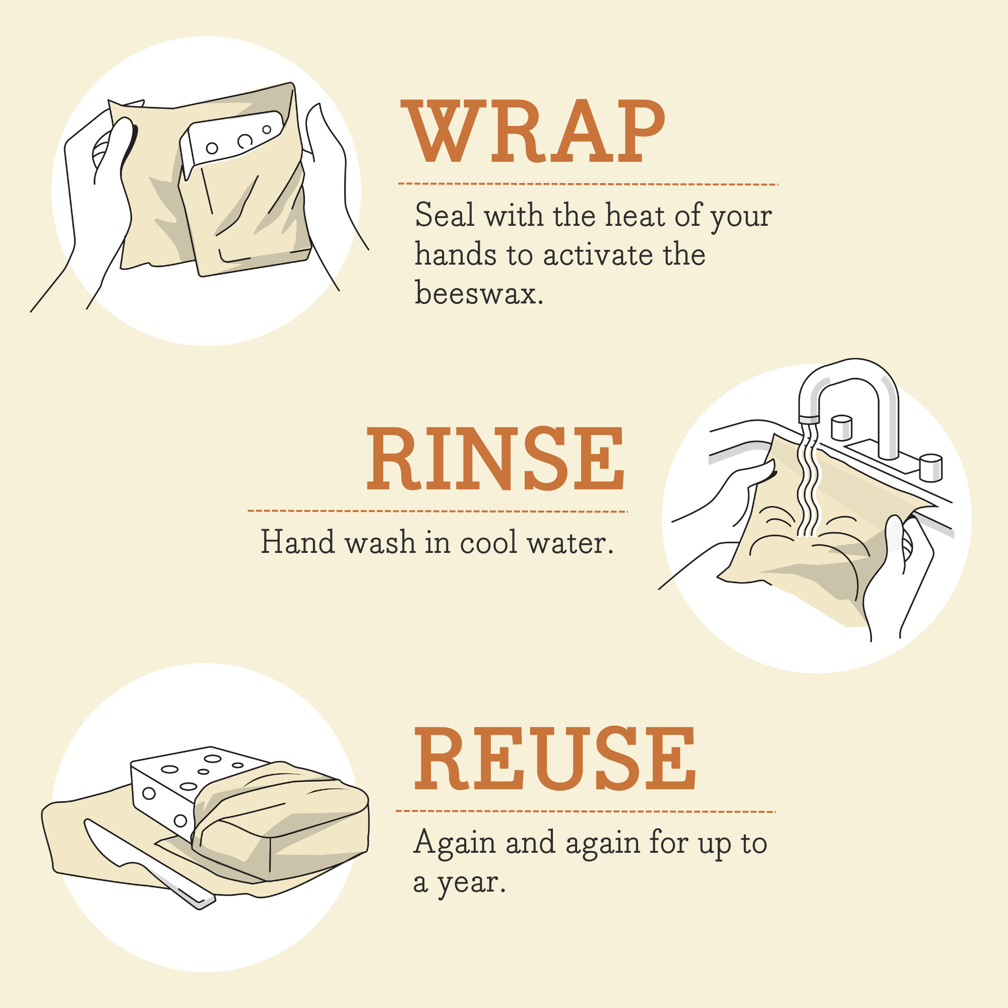 Bee’s Wrap® Bees & Bears Organic Reusable Bread Wrap