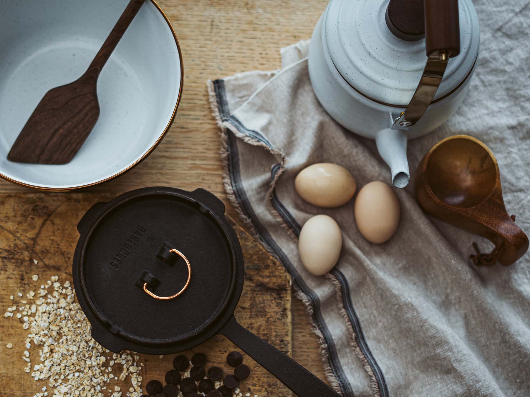 Barebones Enamel Teapot | Camp Kettle for Coffee & Tea